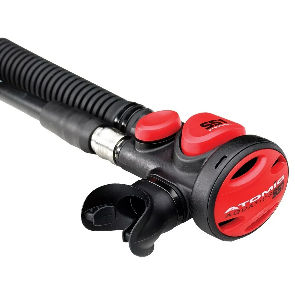 Atomic Aquatics SS1 Safe Second - Red - Regulator/Inflator Combo