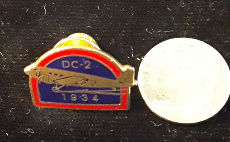 DC-2 AIRPLANE LAPEL PIN 1934
