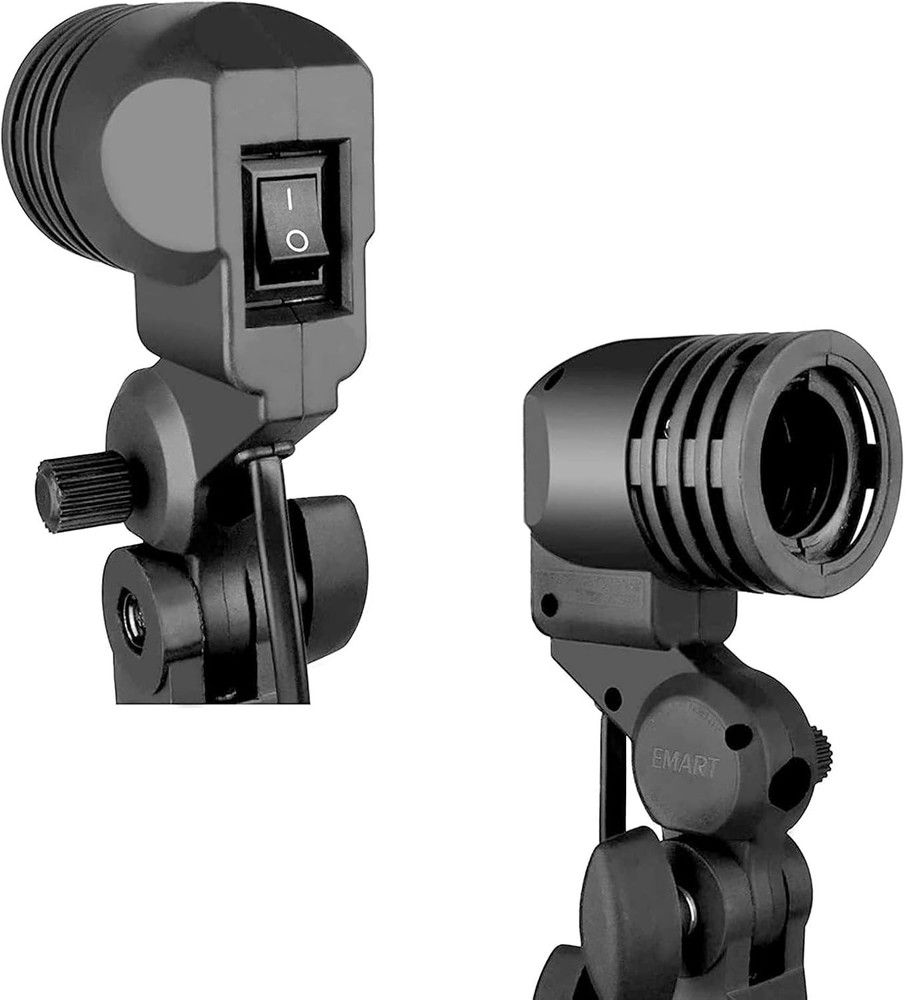 Versatile Light Bulb Stand for Photography - Adjustable & Portable - 2 Pack
