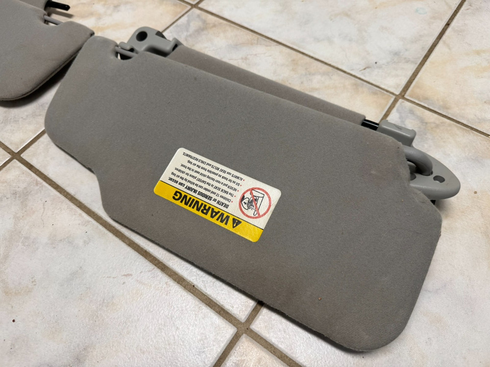 Crown Victoria P71 Gray Sun Visors Pair