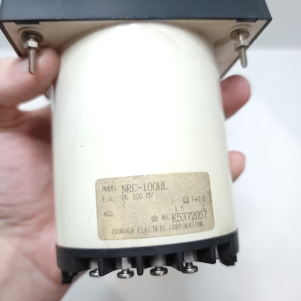 Tsuruga NRC-100HL 0-400A Ammeter *broken screw*