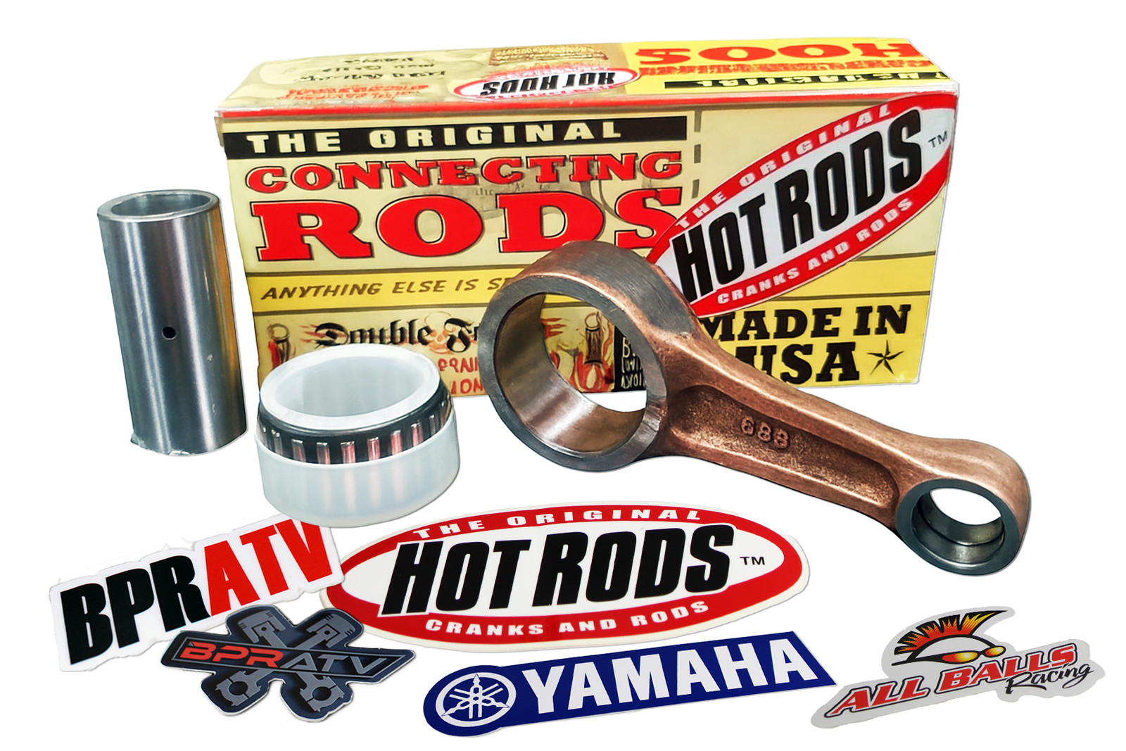 Yamaha YFZ450R 450R Hot Rods Crankshaft Rebuild Connecting Rod Pin & Bearing Kit
