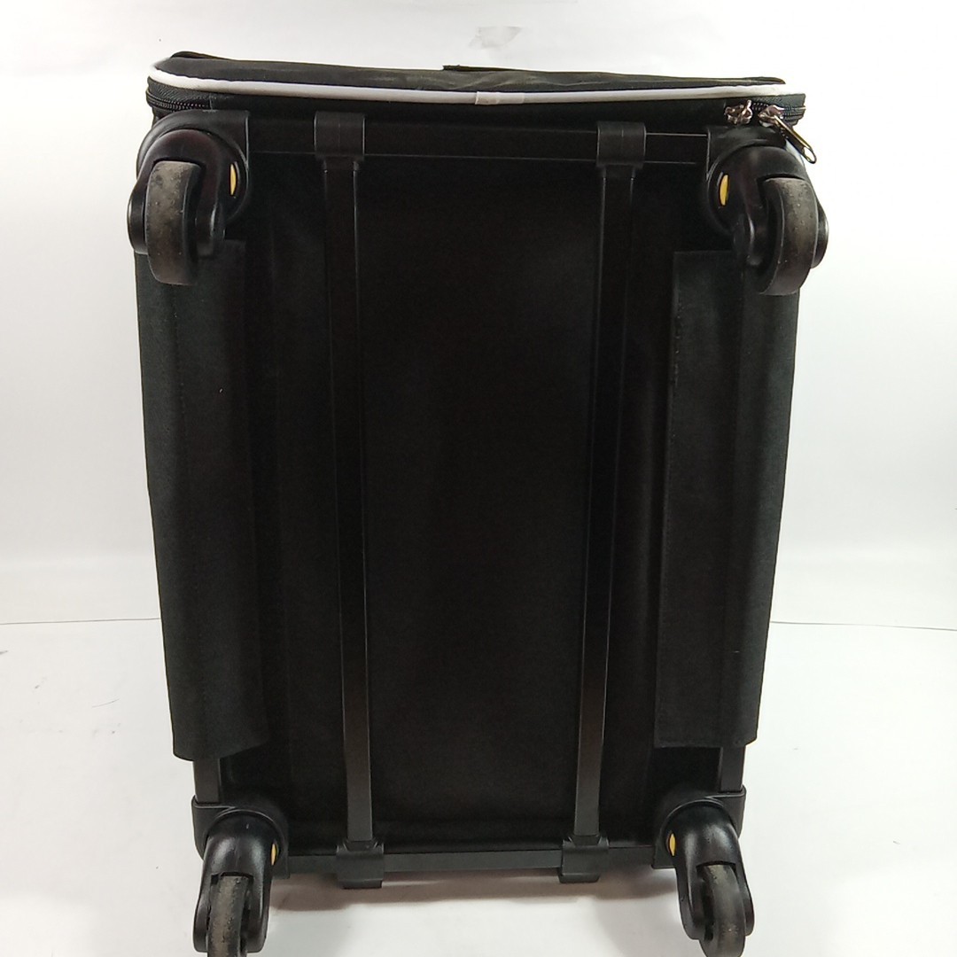 Airline Approved Expandable Premium Pet Carrier on Wheels- Two Sided BLACK...215