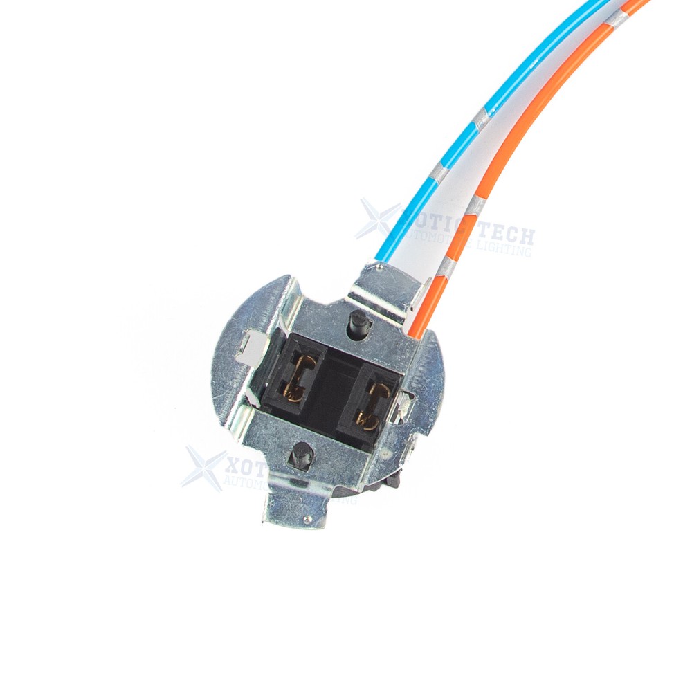 2X TK-305 Halogen Light Bulb Wire Base Male Plug Holder Harness For Headlight