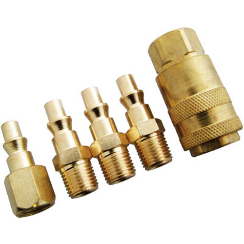 5pc AIR LINE HOSE COUPLER COUPLING AIR COMPRESSOR TOOLS
