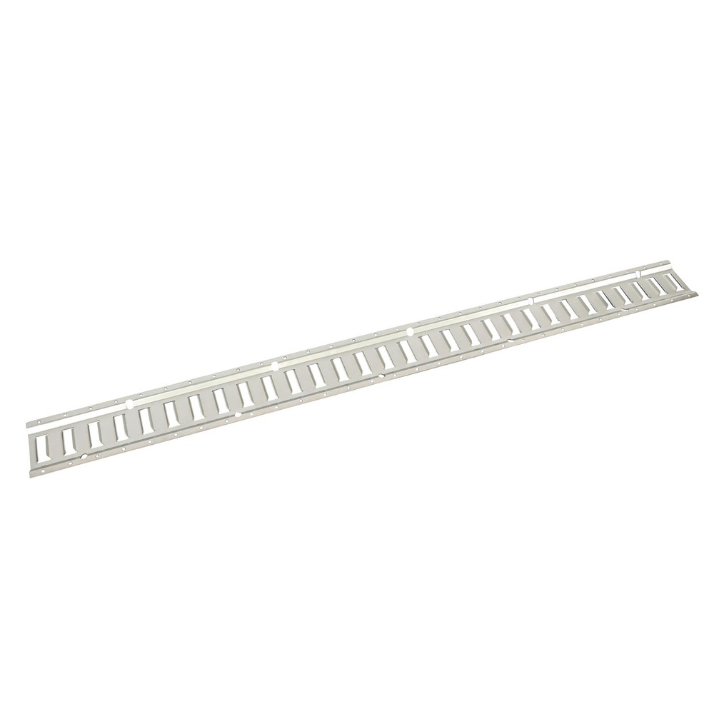 E Track Tie Down Rail Kit Silver Galvanized Carbon Steel Replacement Durable 4pc