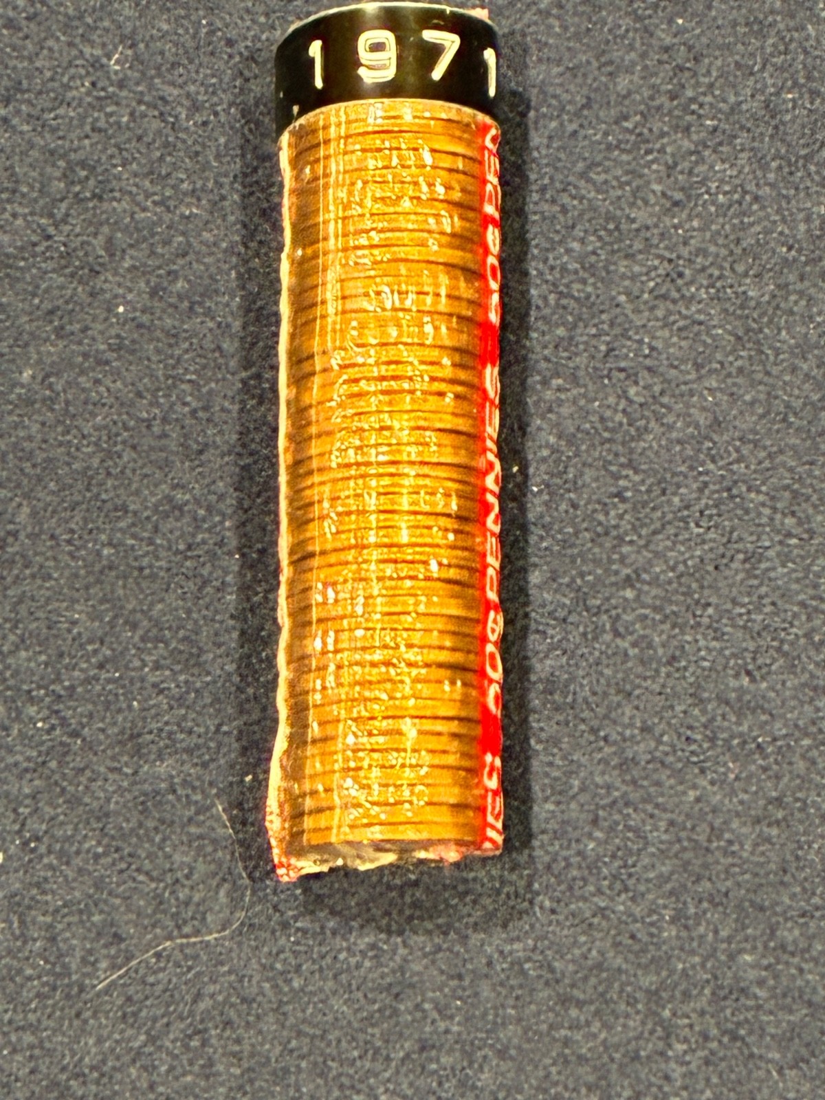 1971 P Lincoln Memorial Cent Roll BU Uncirculated OBW Clear Roll Wrapped