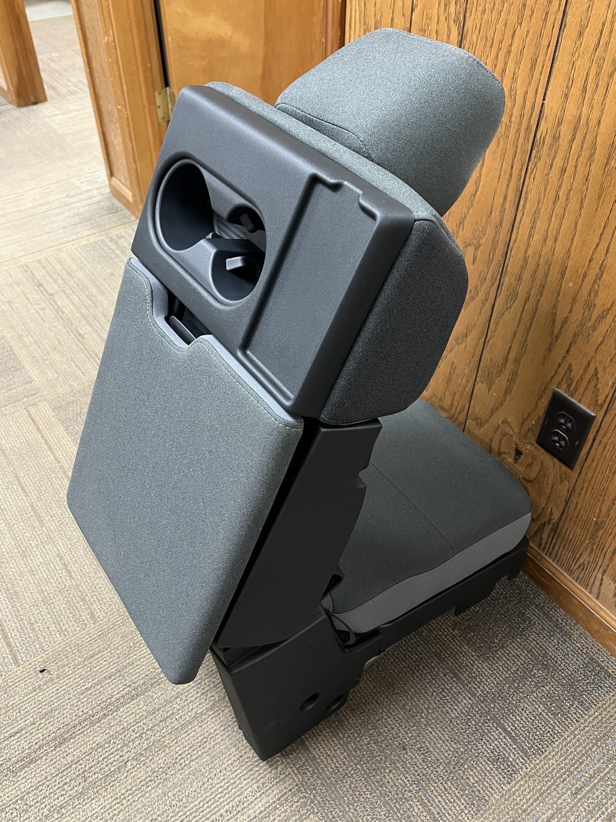 2023-24-25 Ford F-250 F-350 Superduty Center Console Medium slate Cloth Jumpseat