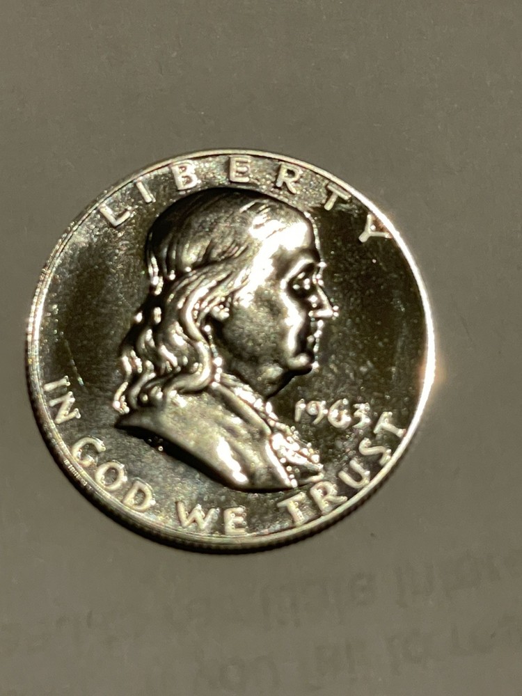 1963 Franklin Half Dollar- Choice Gem Brilliant Uncirculated