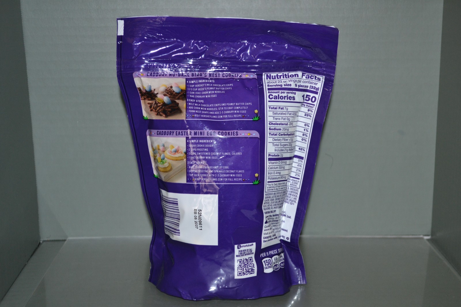 CADBURY MINI EGGS Milk Chocolate Candy, 26.5 oz Bag, Best By Date 05/2027