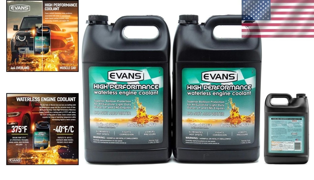 Waterless Coolant Pair for Optimized Cooling