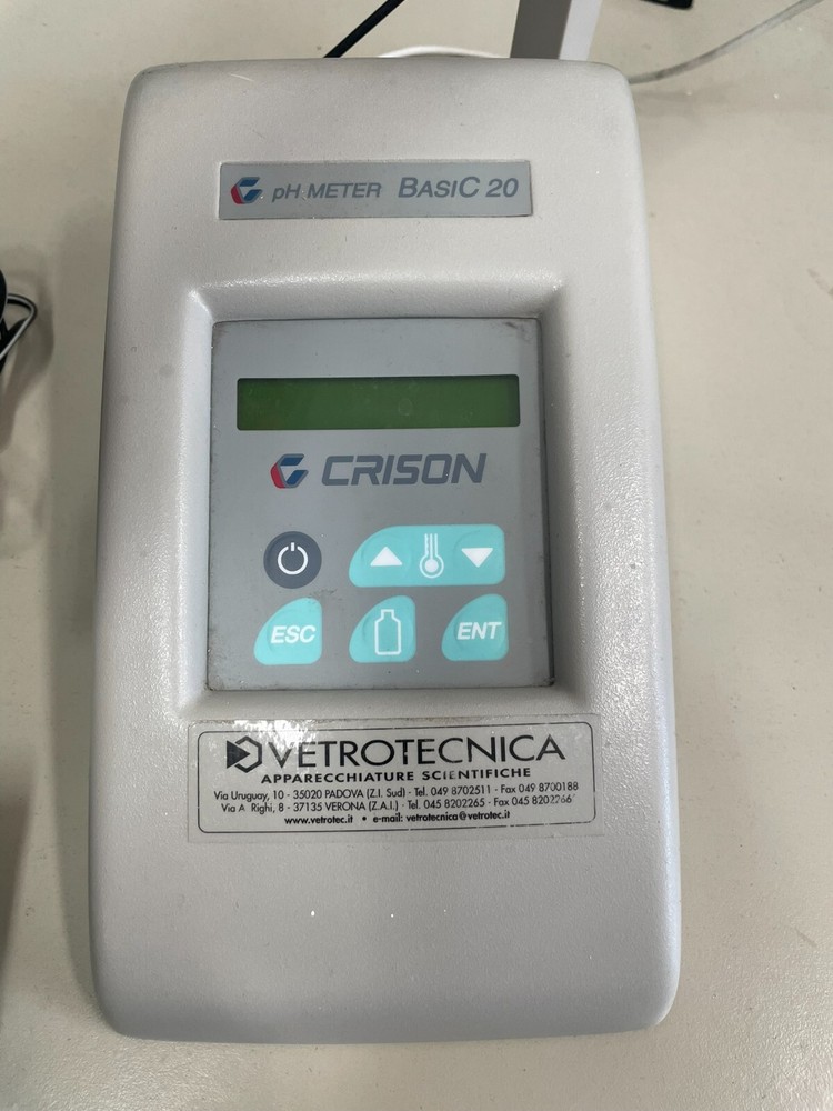 ph meter CRISON BASIC 20 calibrated work ready