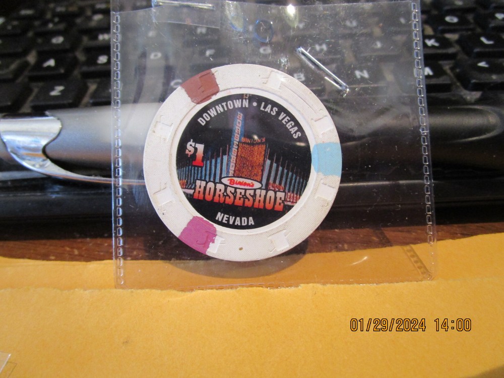 Horseshoe 1 Dollar Chip Mint State +++++