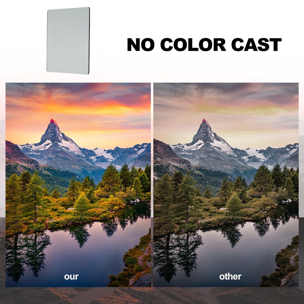 ND2 Reverse GND Filter Neutral Density Lens Filter, Gray