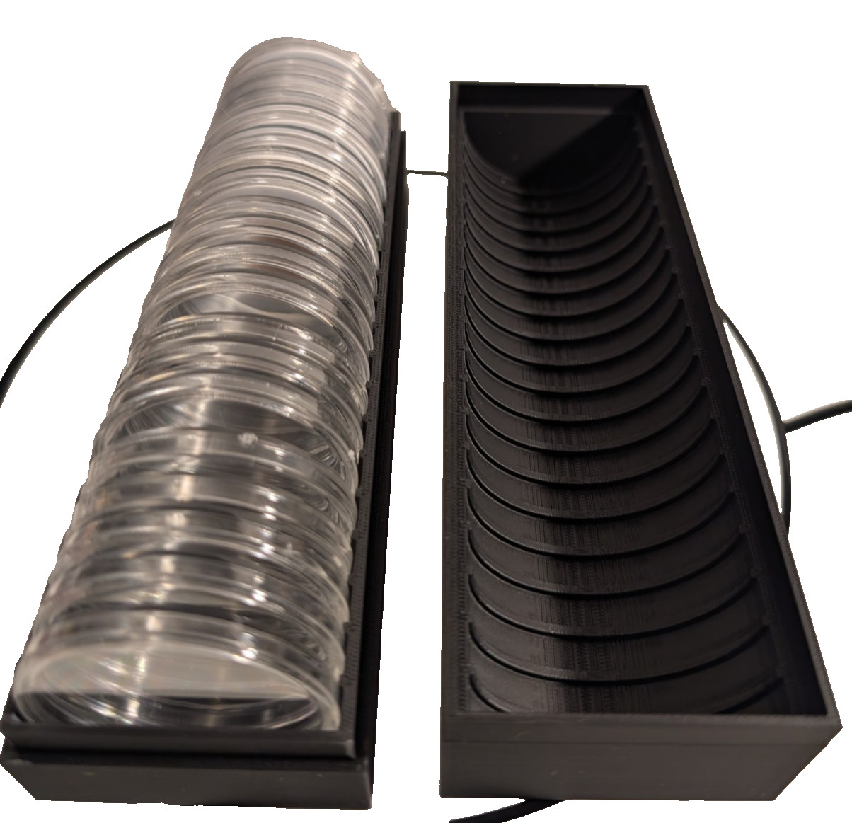 20-Slot Coin Capsule Holder Storage Box for 1 oz Coins/Rounds (52mm x 7mm)