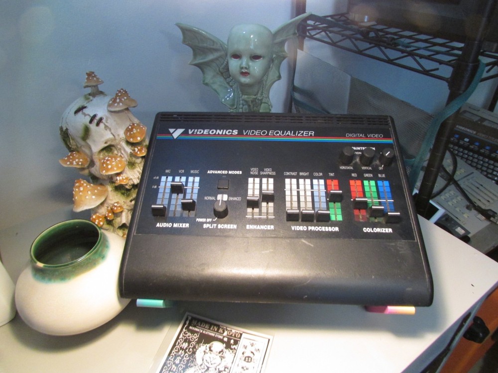 Videonics Video Equalizer Model VE-1A NTSC Audio Video Processor USEED WORKING