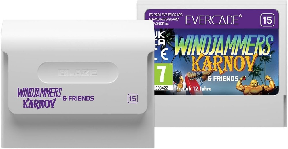 Evercade Windjammers, Karnov & Friends