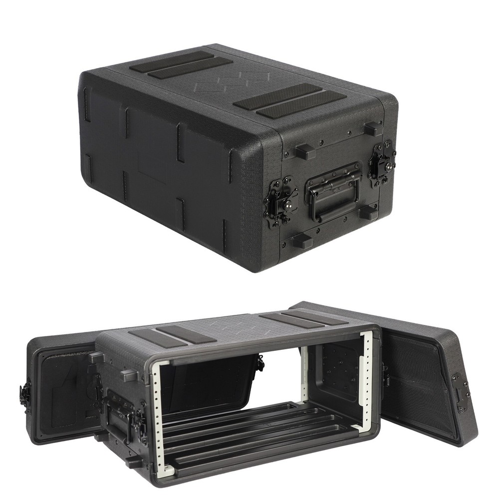 4U Rack Case 10.2" Rackmount Flight Cases Microphone Cases Utility Road Trunk