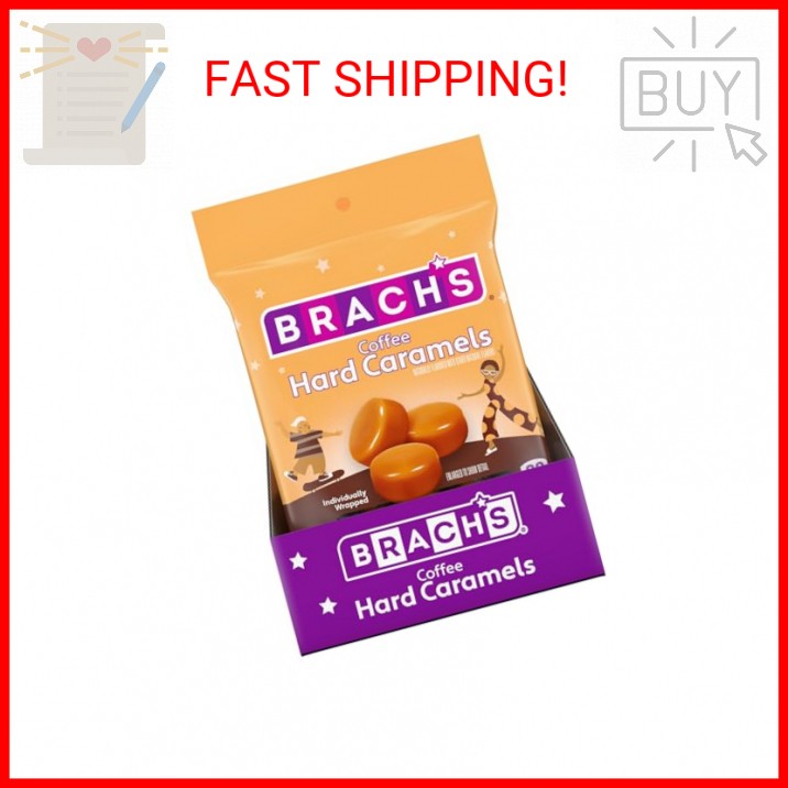 Brach's Nips Coffee Flavored Hard Candy, Individually Wrapped Candy, 3.25 Ounce