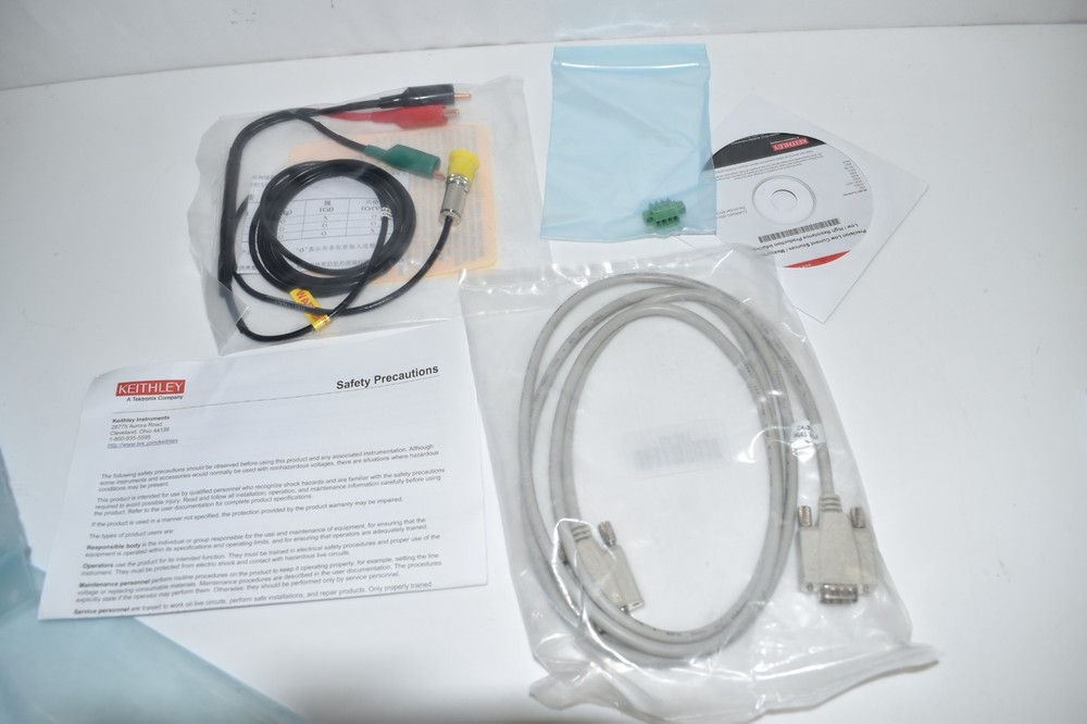 KEITHLEY CURRENT SOURCE KIT- 237-308-1E2 SPADE LUG CABLE- CA-351- DISC-NEW(UWN7)