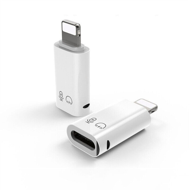 5.8 USB Type C Female to iOS Male Adapter For iPhone 14/13/12/11/XR/XS/SE 3 Lot