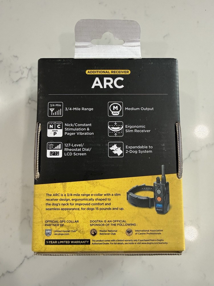 Dogtra ARC Additional Receiver Collar Handsfree Plus – New Open Box