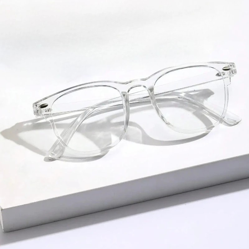 Blue Light Blocking Glasses Clear Square Frame Transparent Computer