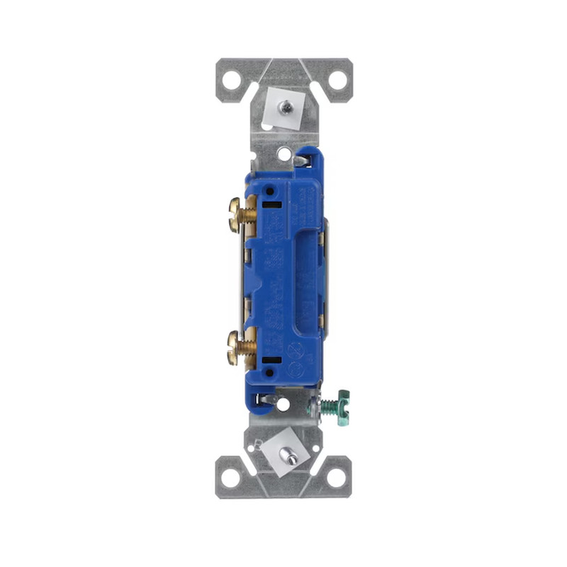 Eaton 15-Amp Single-Pole Toggle Light Switch , Ivory