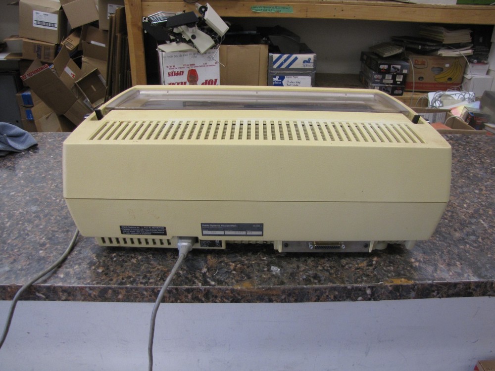 Vintage Diablo Systems 620 Printer - Powers on red light