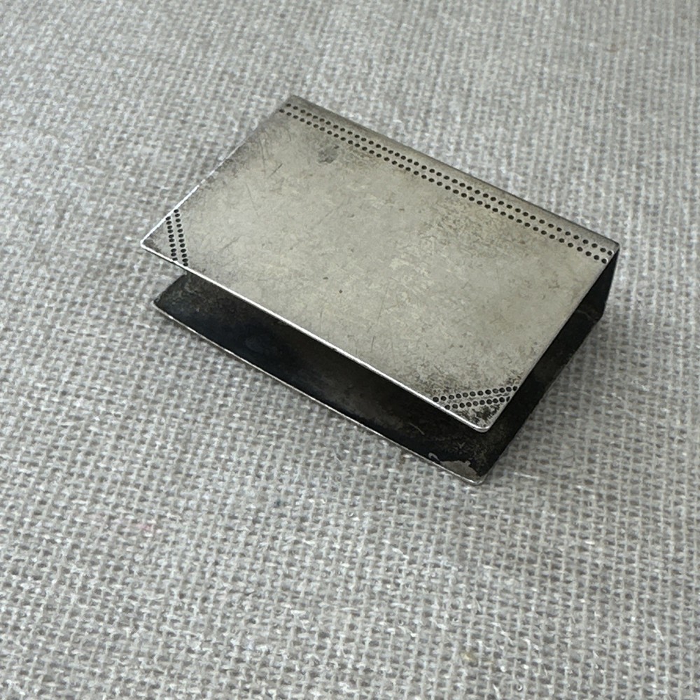 Antique Silver Matchbox Sleeve/Case