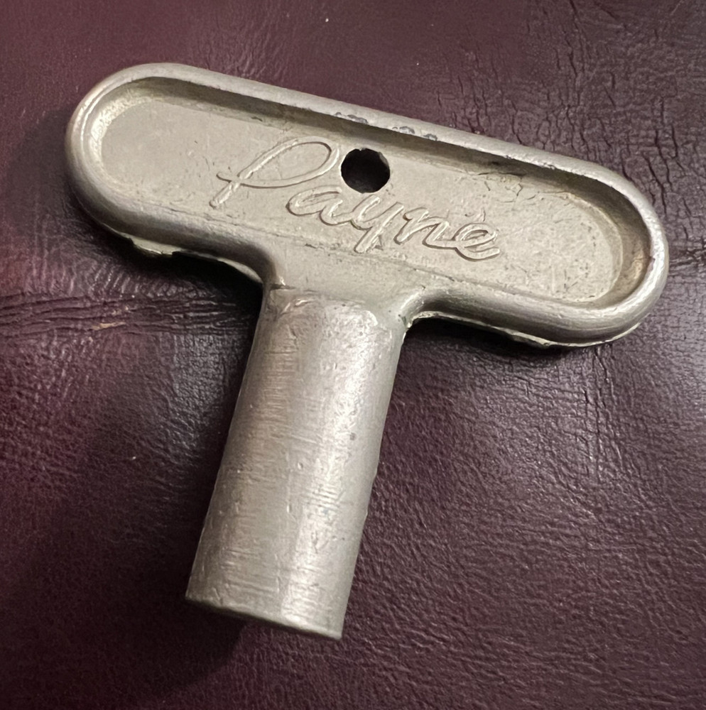 Vintage Payne Clock Wind Up Key Square Opening .27"
