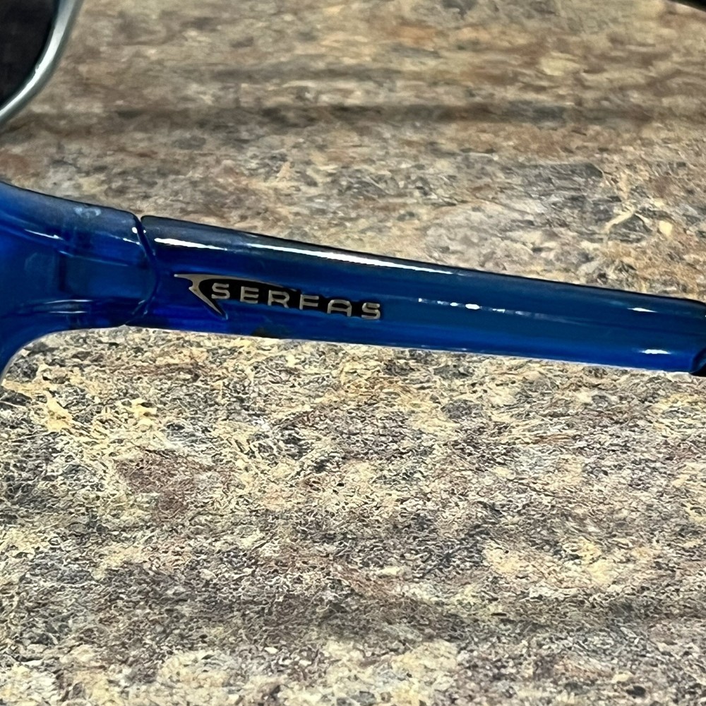 Serfas Cycling Sunglasses Blue Kred W/Case