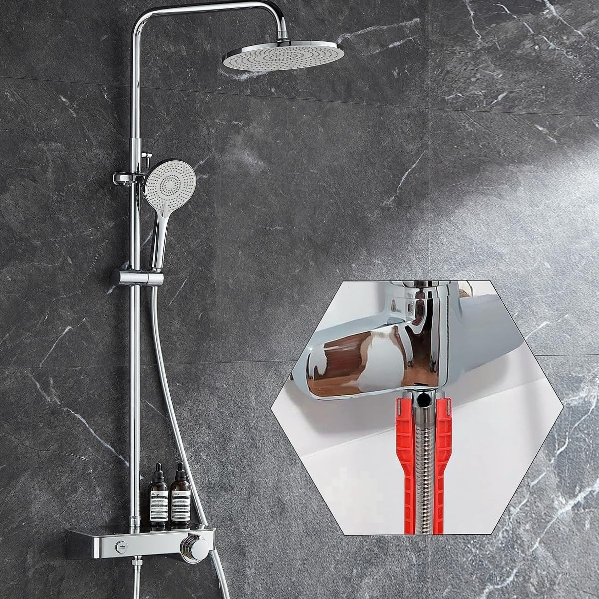 8 IN 1 Multi tool Faucet Sink Installer Pipe Wrench For Plumbers & Homeowners