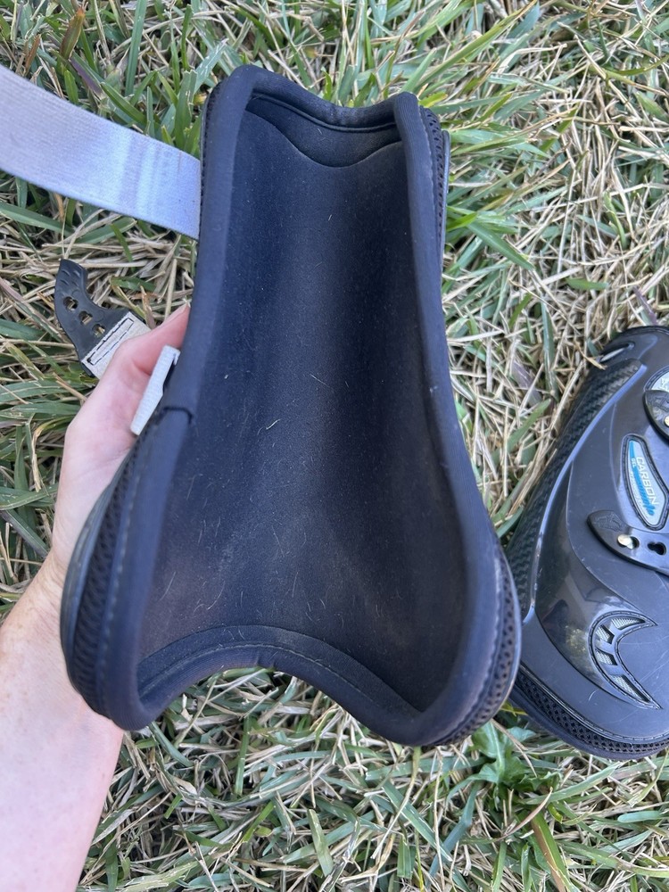 Veredus Carbon Gel Vento Open Front Boots Black Size Medium