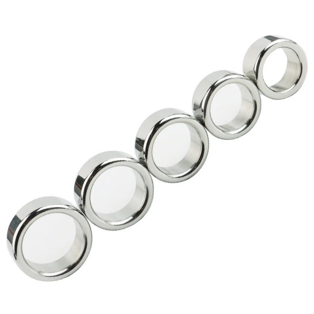 Stainless Steel Ball-Scrotum-Stretcher-Ring-Penis Enhancer Delay Ejaculation Men
