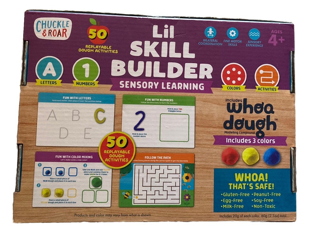 Lil Skill Builder Sensory Learning Kit Chuckle & Roar NEW 4+