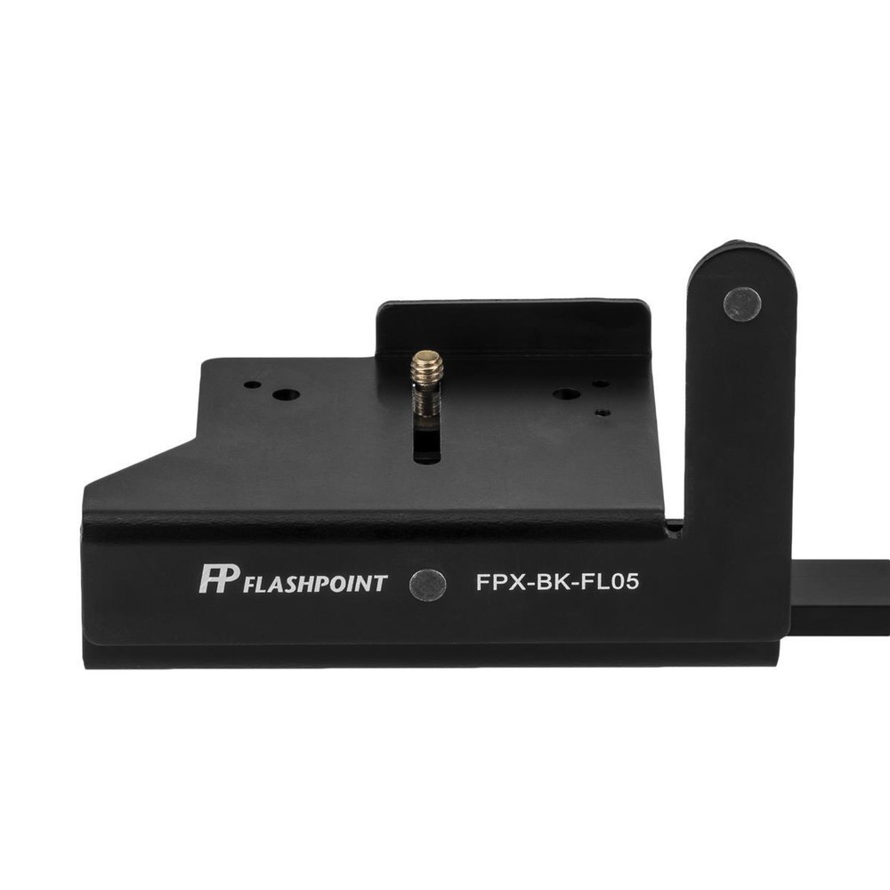 Flashpoint Rotating Camera Flip-Flash Bracket with Integrated Anti Twist Plate