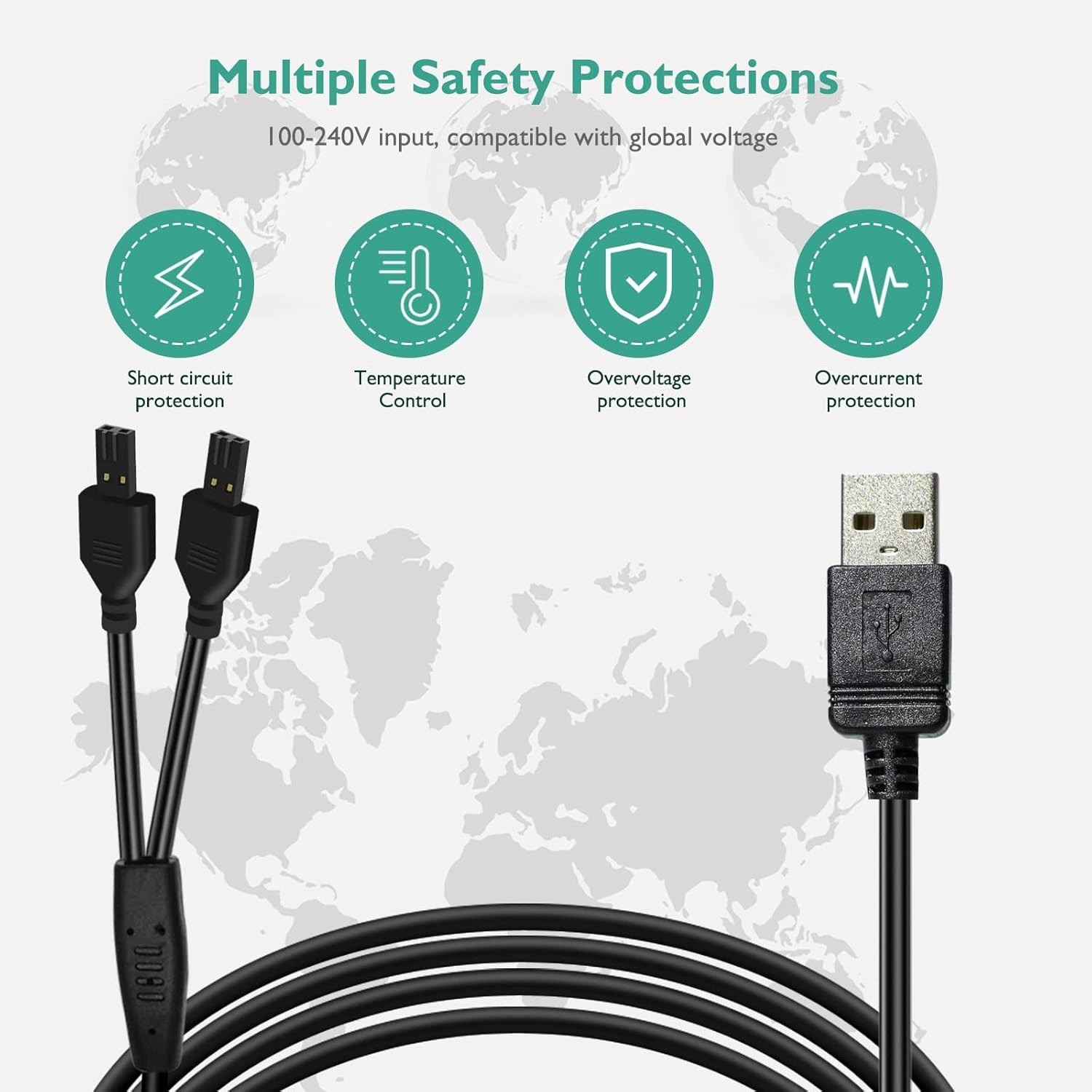 Petsafe Collar Charger Replacement Power Cable Compatible with 100/300/600 &900