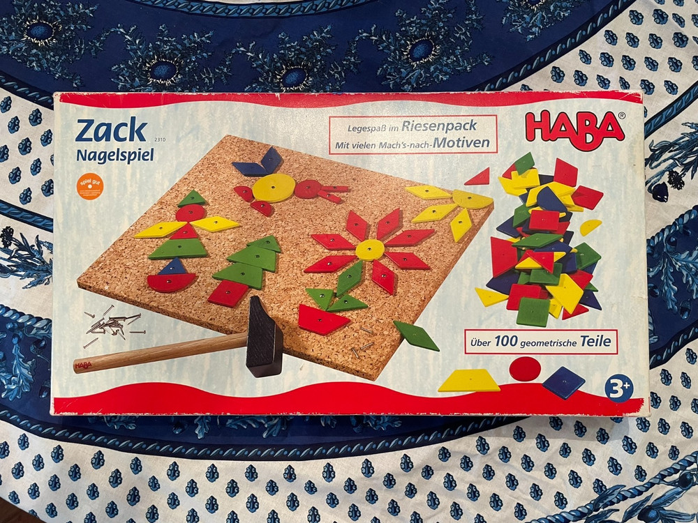 HABA Pattern Design Play Imaginative Patterns Block Shape Game Made in Germany