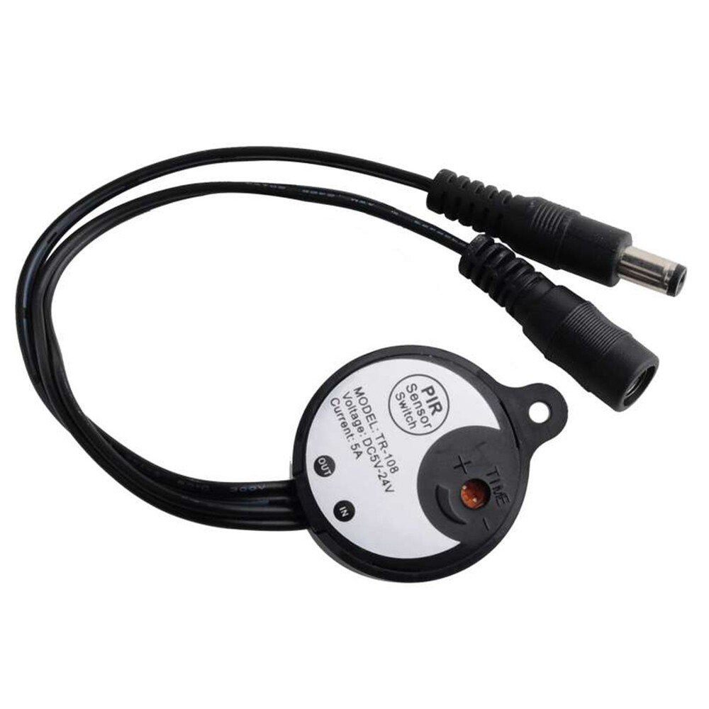 2pcs PIR Motion Infrared Sensor Human Body Detection DC 5-24V for Light Switch