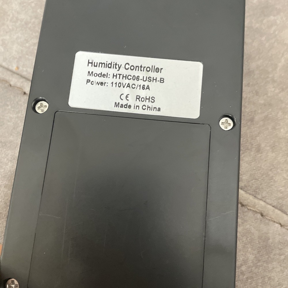 Briidea HTHC06-USH-B Pre-wired Humidity Controller Lcd Screen No Sensor /Box New