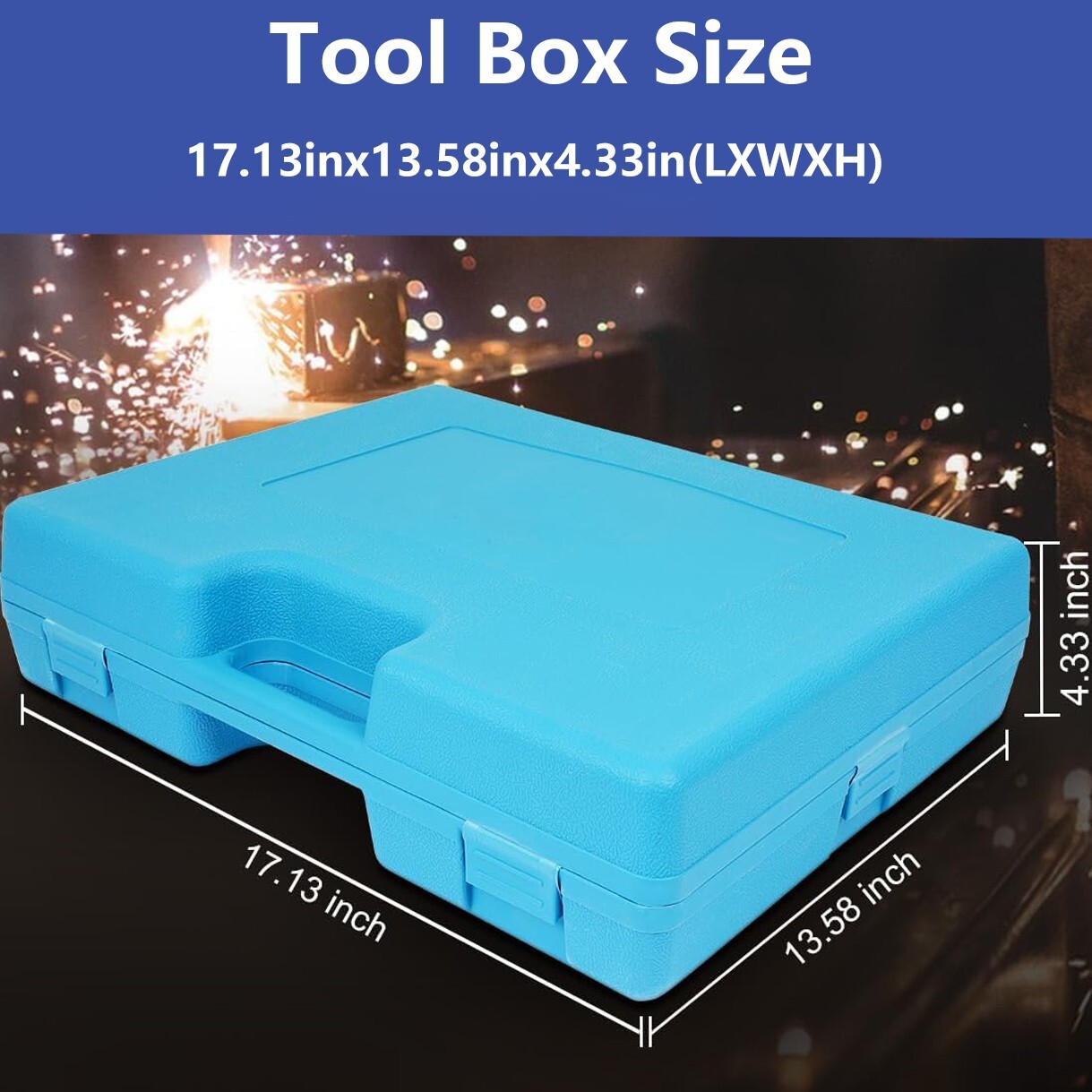 Cutting Welding Torch Kit Oxygen & Acetylene Welding Kit w/15' Hose Glasses Case