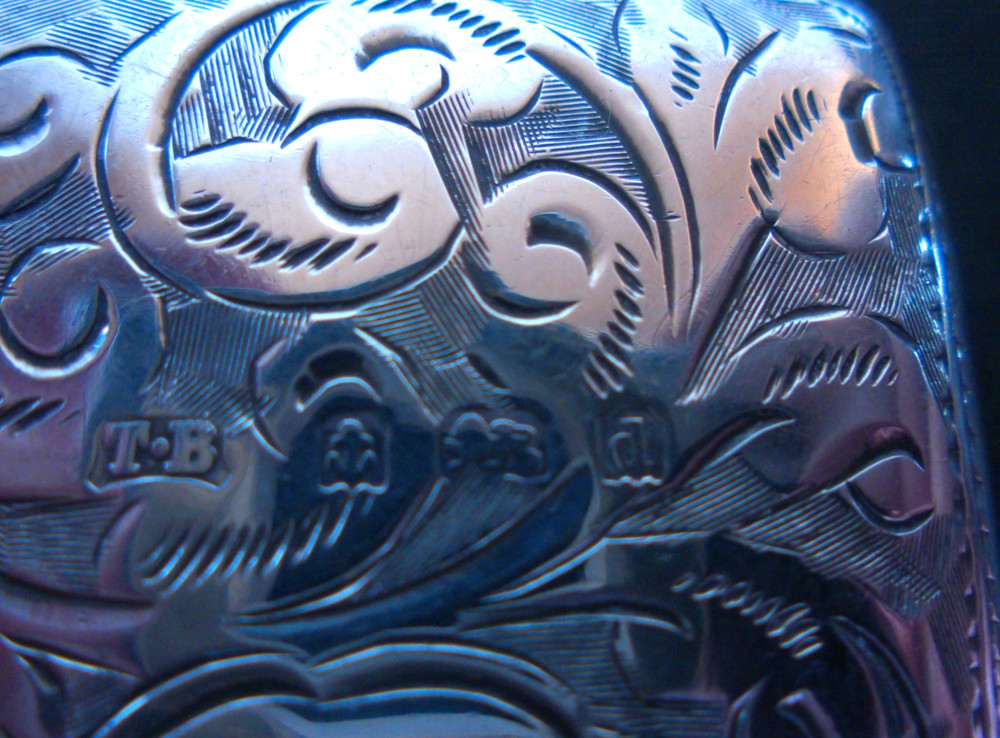 Solid Silver Beautiful Purse Hallmark Dated 1903 By Thomas Bishton Birmingham