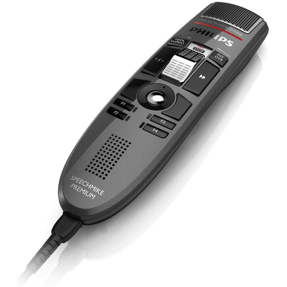 Philips SpeechMike Premium Dictation USB Microphone Slide-Switch
