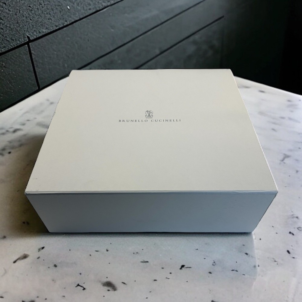 Authentic Brunello Cucinelli Empty Magnetic Gift Storage Box 14.75”x15”x5” READ*