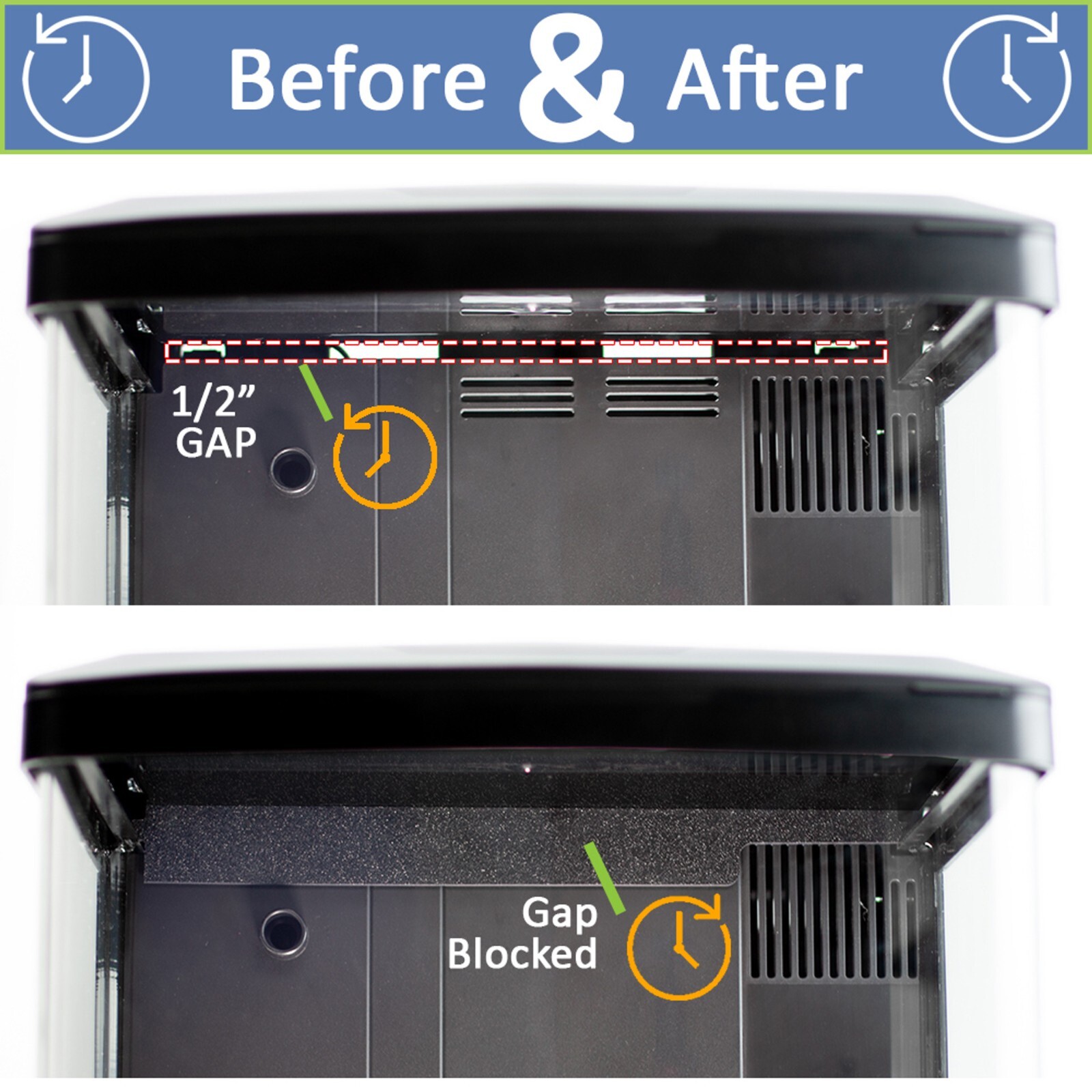 inTank Fish Saver Guard for Coralife BioCube 14 and LED BioCube 16