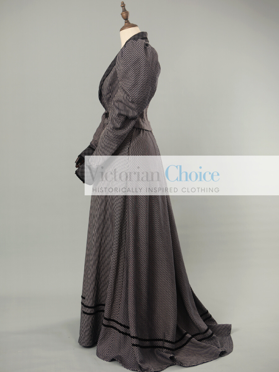 Victorian Edwardian 1900 Vintage Dress Downton Abbey Titanic Theater Costume 709