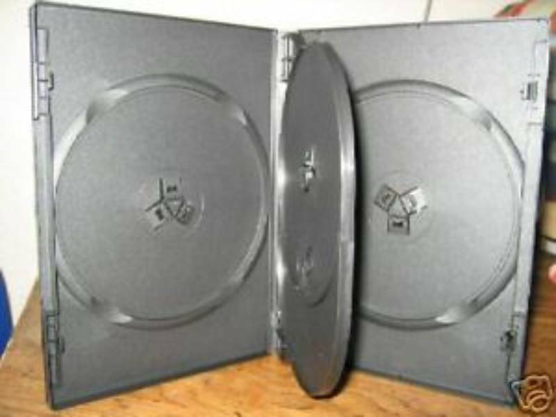 50 NEW SLIM MULTI 4 QUAD DVD CASE CASES