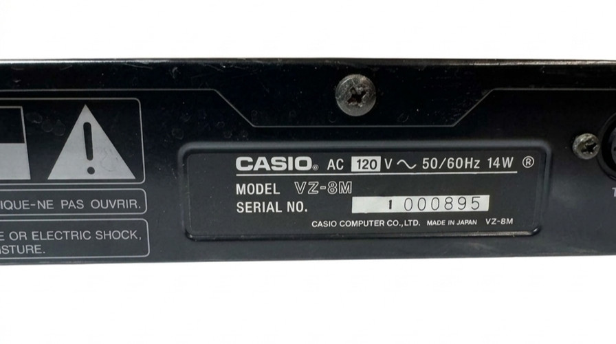 Casio VZ-8M Professional Synthesizer Sound Module - Rack Mount