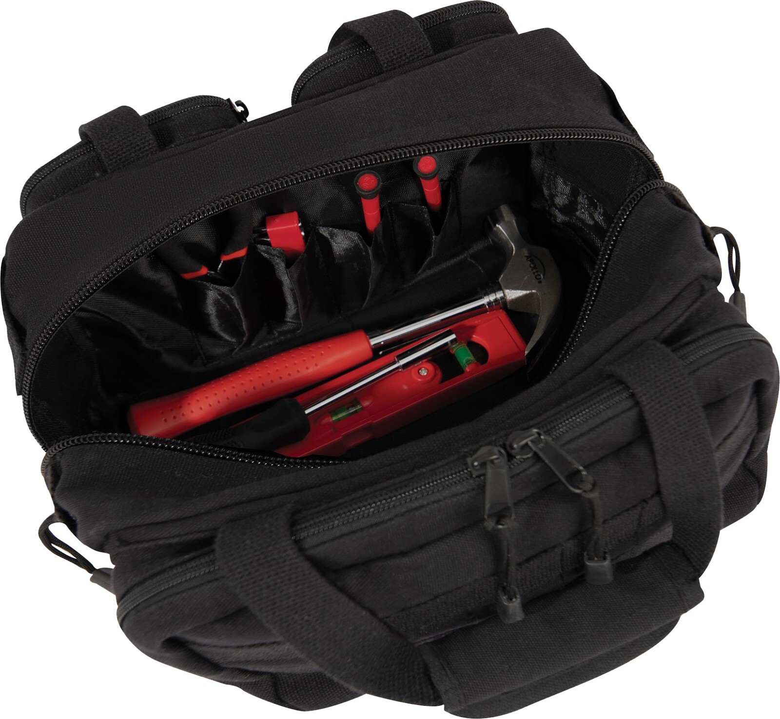 Rothco Black Tactical Tool Bag Heavy Duty Cotton Canvas Work Tools Mechanics Bag